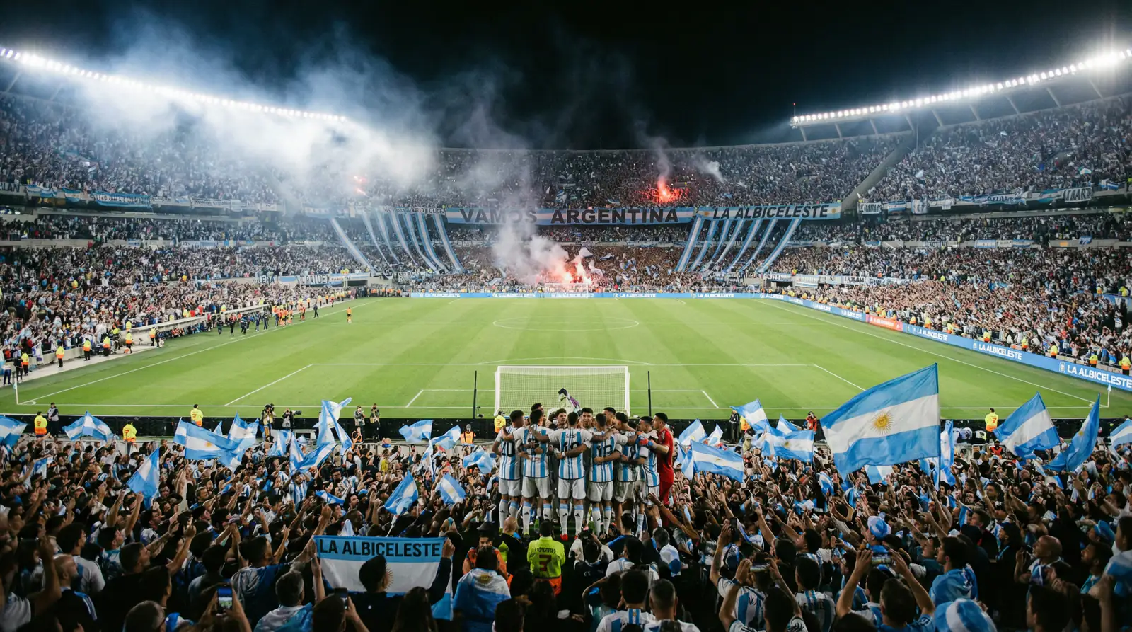 D'Argentinesch Nationalekipp mat Messi bei der WM 2026