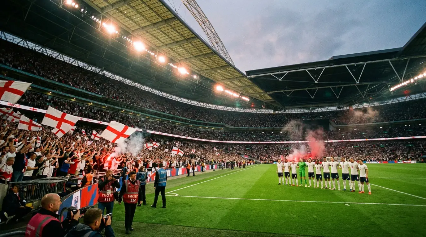 D'Englesch Nationalekipp mat Bellingham bei der WM 2026