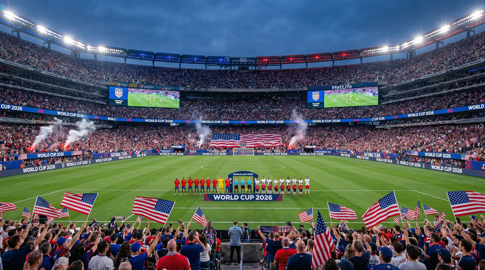 D'US Nationalekipp mat Pulisic bei der WM 2026